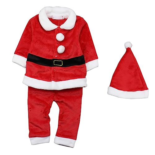 BESTYASH Weihnachtsmann Kostüm Set Für Erwachsene Inklusive Weihnachtsmütze Und Hut Perfekt Für Cosplay Partys Und Weihnachtsfeiern Hochwertiger Stoff Für Festliche Anlässe von BESTYASH