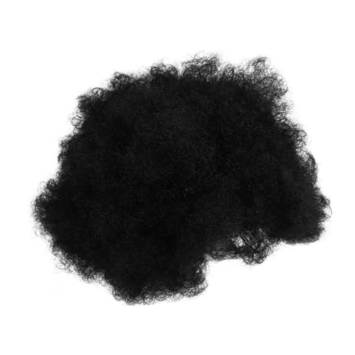 BESTYASH afrikanische Perücke Afroperücke Mode Perücke Afro Perücke Afro Haare Halloween perücke Große Afro-Perücken für Schwarze Frauen Afro-Lockenperücke Afro-Mann chemische Faser Black von BESTYASH