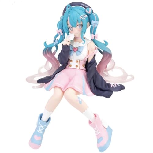 BESTZY Hatsunes Mikus Figuren Cartoon Puppe Mädchen Ornamente Cute PVC Action Figure Modell Anime Charakter Puppe Dekoration Ornamente für Party Kuchen Dekoration Lieferungen -5 von BESTZY