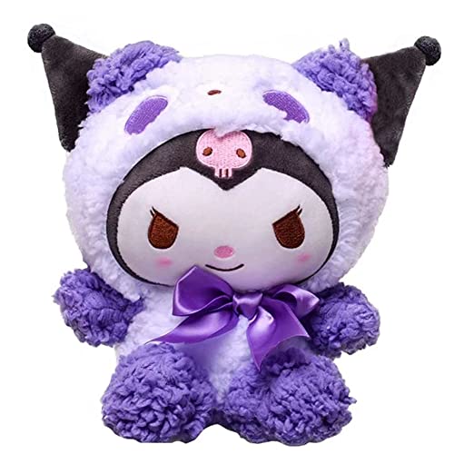 BESTZY Kuromi Plüschtier, Kuromi Plüschfigur Plüschtiere Plüsch Kuscheltier Spielzeug Puppe Kuscheltier Plüschfiguren Cartoon Charaktere Plüschpuppen Geschenke für Kinder Party Halloween Weihnachten von BESTZY