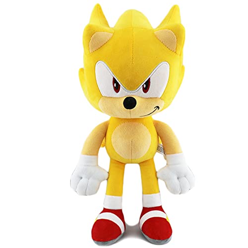 BESTZY Sonic Plüschtier Spielzeug, Sonic Plüschtier, Kinder Plüschpuppen Kuscheltier Spielzeug Plüschpuppe Stoff Plüschtier für Mädchen Jungen Geburtstage Geschenk, Cartoon Charaktere Sammlerstück von BESTZY