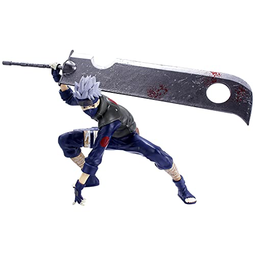 Kakashi Anime Figur Model, Kakashi Super Figure Collection, Theme Anime Model Cartoon Charakter Statue PVC Actionfiguren Sammlung für Desktop Dekoration, Kinder Geburtstag Geschenk von BESTZY