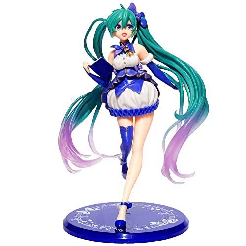 Miku Actionfigur Spielzeug, Miku Anime Figur Modell, Anime Figur Statue Super Figure Collection Cartoon Anime Statue PVC Anime Action Charakter Puppe für Desktop Dekoration Ornamente, Kinder Geschenke von BESTZY