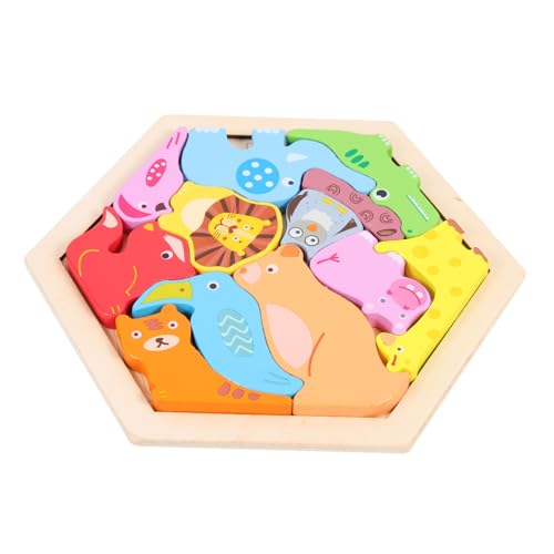 1 Satz Dreidimensionales Puzzle Kleinkind-Puzzle Rätsel Für Kleinkinder Bildung Spielzeug Tangram-Puzzle Puzzles Für Kleinkinder Im Alter Von 1-3 Jahren Kinder Spielset Holz BESTonZON von BESTonZON