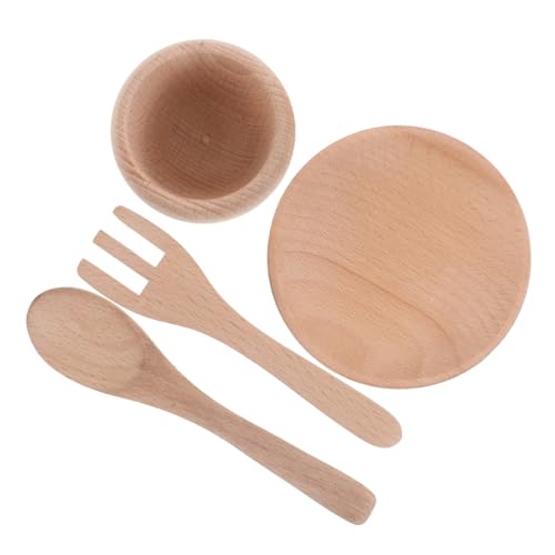 1 Satz Küchengeschirrset aus Holz Kindergabel für das Spielenspiel Sie einen Lebensmittelspatel Bildungsspielzeug für Montessori Holzspielzeug Khaki 1 Satz Küchengeschirrset aus Holz Kindergabel für das Spielenspiel Sie einen Lebensmittelspatel Bildungsspielzeug für Montessori Holzspielzeug Khaki von BESTonZON