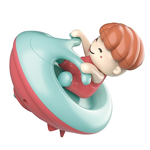 1Stk Puppenyacht Spielzeug badewannenspielzeug Pool Toys Wasserspielzeug für Kinder Yacht Spielzeug badespielzeug Cartoon Uhrwerk Spielzeug Cartoon-Yacht-Puppenspielzeug rot BESTonZON von BESTonZON