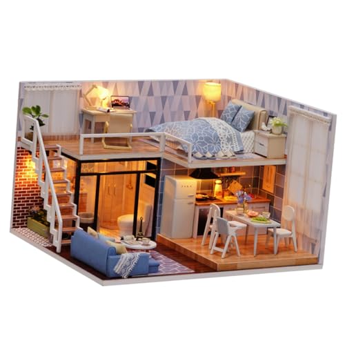 1stk Kabinenmodell Miniaturbuch Miniatur-buchset Diorama-bausatz Höhlenbausatz Spielzeug Wohnung Selber Bauen Mini-Wohnung Miniatur DIY Wohnung BESTonZON von BESTonZON