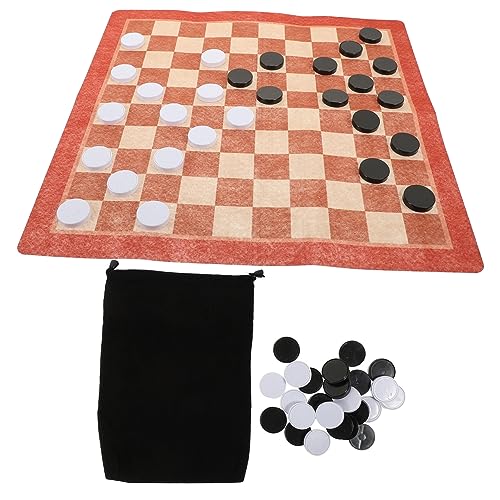 3 Sätze Brettspiel Tischschachspiel Spielzeug für Kinder Taschenschachbrett Kinder spielset Schachbrett Kinder Schachbrett für Kinder Schach Versorgung tragbares Brett Plastik BESTonZON von BESTonZON