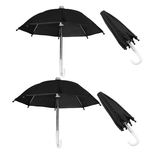 4 Stück Mini Regenschirm Puppe Kleines Kinderspielzeug Schwimmpuppe Regenschirme Regenschirm Modell Spielzeug Regenschirm Spielzeug Miniatur Regenschirm Mini BESTonZON von BESTonZON