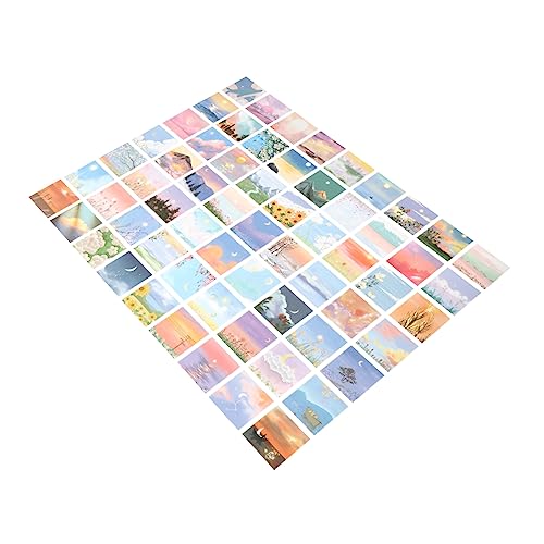 BESTonZON Ästhetische Mädchen Aufkleber Aufkleber 60pcs Landschaft Ölgemälde Aufkleber Auto Aufkleber Home Decor von BESTonZON