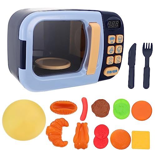 BESTonZON 1 Mikrowelle für Kinder kinderküche Kitchen Küchenutensilien Spielzeug Küche vorgeben Küchengeräte Spielzeuge Mini- -Requisite Puppenhausspielzeug schmecken Modell von BESTonZON