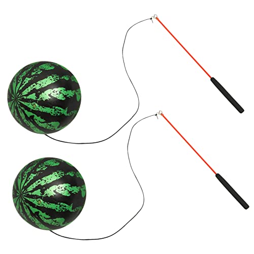 BESTonZON 1 Paar Gymnastikball Kleiner Hüpfball Hüpfball Sport-hüpfball Trainingsball Fitnessball Hüpfendes Ballspielzeug Übungs-hüpfball Hüpfballspielzeug Hilfskugel PVC von BESTonZON