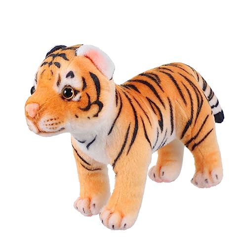 BESTonZON 1 STK Simulation Tiger Roboter Echte Babypuppen Wiedergeborene Babypuppen Tiger Für Schlafzimmerdekor Simulierte Tigerpuppe Tigerpuppe Tuch von BESTonZON