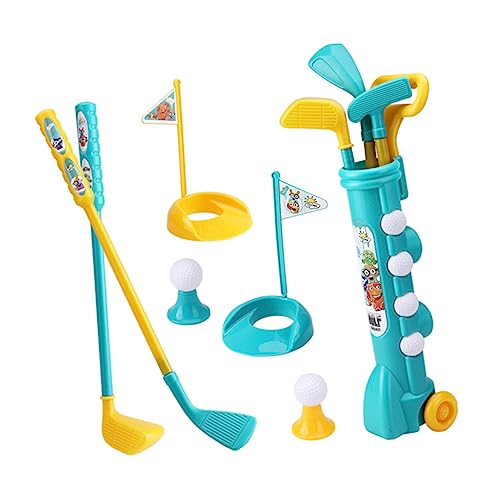 BESTonZON Mini-übungsset für Jungen und Mädchen Spielzeug Kleinkind-golfset für Jungen und Mädchen 12-teiliges Set Enthält Eimer Schläger Bälle und Übungsloch für Familienspaß von BESTonZON