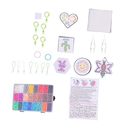 BESTonZON 1 Satz 24 Perlen bastelzeug für Kinder Kit zur Schmuckherstellung Charm-Armband-Kit bunter Schmuck Kinderarmbänder Bunte Halskette Kinder Halskette Spielzeug Colorful von BESTonZON