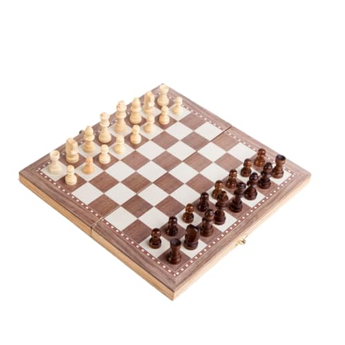 BESTonZON 1 Satz 3 1 Schach Aus Holz Faltschach Hölzern Khaki von BESTonZON