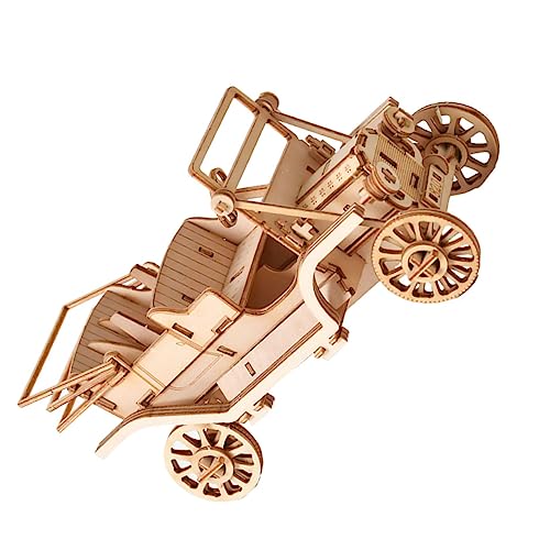 BESTonZON 1 Satz 3D-Puzzles Für Kinder Mechanische Rätsel Autopuzzles Für Erwachsene 3D-Puzzle Für Jugendliche 3D-Zug-Puzzle Spielzeug Holzpuzzles Für Kinder Kinderpuzzles Aus Holz Bambus von BESTonZON