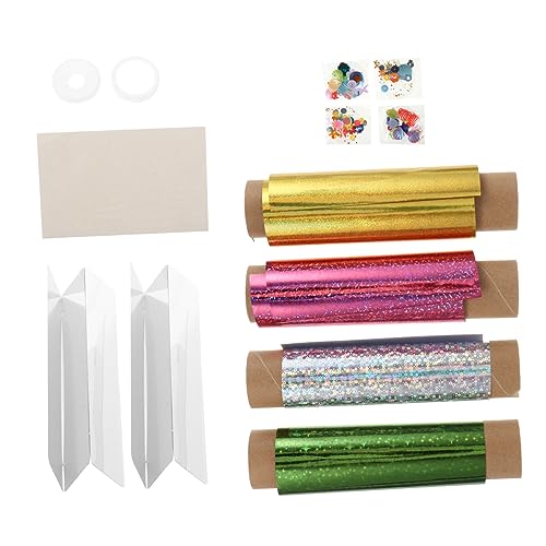 BESTonZON 1 Satz 4 Kaleidoskop-materialpaket Werkzeuge Zur Herstellung Von Kaleidoskopen DIY Handgefertigte Kaleidoskop-Material-Kits Kaleidoskop Herstellung Zubehör Papier von BESTonZON