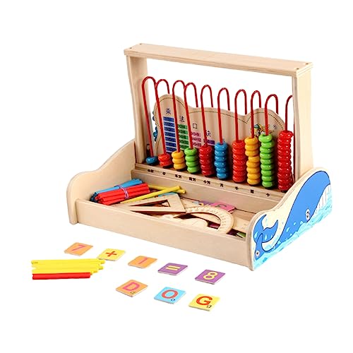 BESTonZON 1 Satz Abakusständer Abakus Für Kinder Mathe Abacus Klassisches Zählwerkzeug Lernspielzeug Für Kinder Mathe-lernspielzeug Mehrzweck-abakus Mathe-abakus Colorful Hölzern von BESTonZON