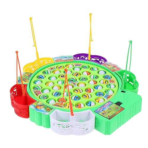 BESTonZON 1 Satz Angelrolle Spielzeug Angelspielzeug Für Kinder Magnetisches Angelspiel Indoor-Spielzeug Desktop-angelspiel Block-Puzzle Elektrisches Angelspielzeug Plastik Colorful von BESTonZON