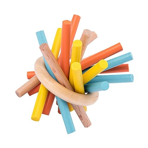 BESTonZON 1 Satz Balance-Stick-Spielzeug Beam-Stick-Spielzeug -Puzzle Pädagogisches Spielzeug Kinder holzspielzeug Spielzeug puzzlekleber Buntes Holzstäbchen-Spielzeug Kinderbedarf von BESTonZON