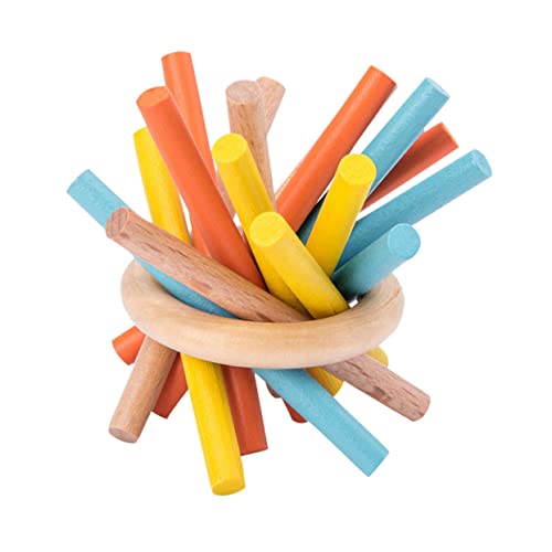 BESTonZON 1 Satz Balance-Stick-Spielzeug -Puzzle Lernspielzeug für Kinder Pädagogisches Spielzeug Kinder holzspielzeug Spielzeug puzzlekleber Schwebebalkenspielzeug Kinderbedarf von BESTonZON