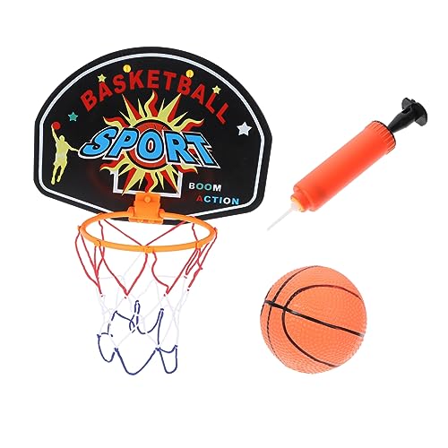 BESTonZON 1 Satz Basketballständer Für Kinder Kinder-Basketball Basketbälle Im Freien Spielzeug Für Draußen Außenspielzeug Für Kleinkinder Basketballkorb Mini Basketballbrett Für Kinder Pp von BESTonZON