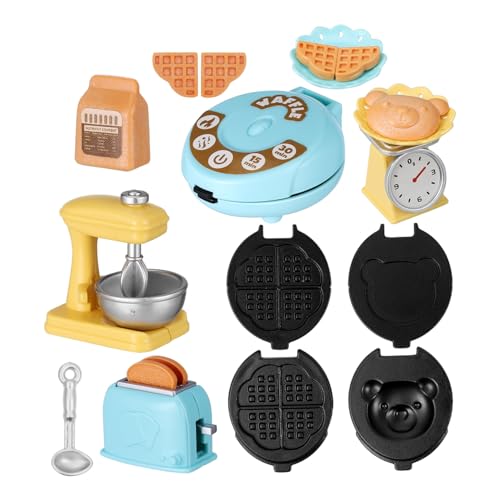 BESTonZON 1 Satz Brotmaschine Spielküchen-Spielset Puppenmöbel im Maßstab 1:6 Spielzeug Küchenmaschine Spielzeug Brotbackmaschine Küchenzubehör für Puppenstuben Mini-Toaster Plastik von BESTonZON