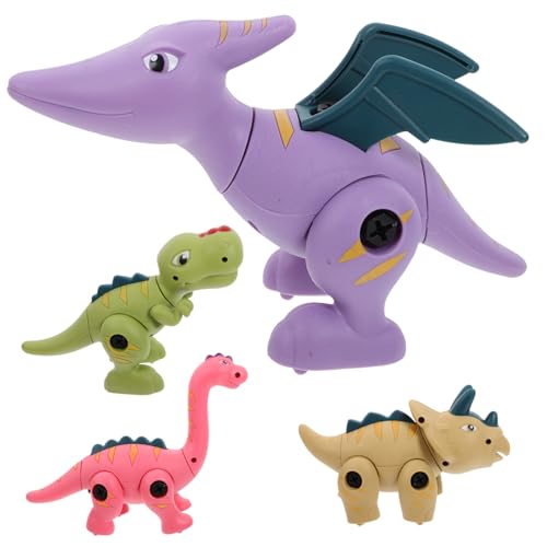 BESTonZON 1 Satz Dinosaurier-Spielzeug Kinder bastelset Kinder Dinosaurier Spielzeug Dinosaurier Spielset Toys for Dinosaurierspielzeug für Kinder kognitives Spielzeug Plastik von BESTonZON