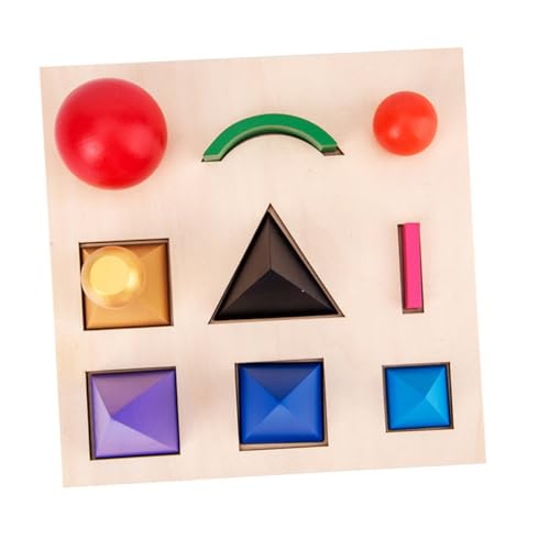 BESTonZON 1 Satz Dreidimensionales Symbol Das Kinder Unterrichtet Lernspielzeuge Die Stereoskopisches Puzzle Geometrie Gebäudespielzeug Grammatik Symbolpuzzle Kleinkindspielzeug von BESTonZON