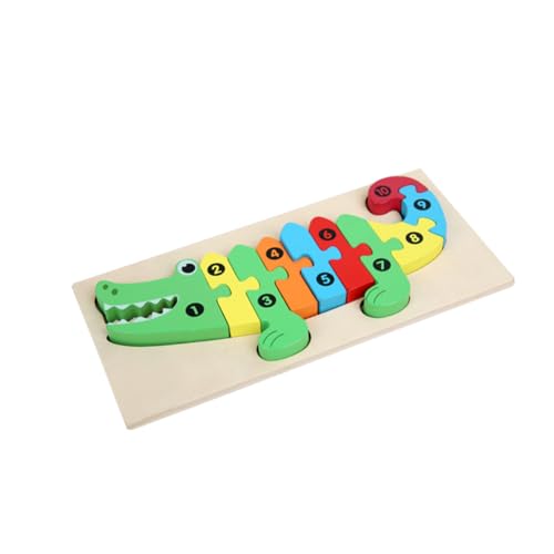 BESTonZON 1 Satz Erhellende Früherziehungsspielzeuge Pädagogisches Spielzeug Denksportaufgaben Puzzle Spielzeug Spielsets Tierspielzeug Lernspielzeug Für Holz von BESTonZON