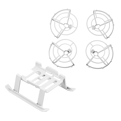 BESTonZON 1 Satz Erhöhter Fußschutzring Faltpropeller Drohnenlandeunterstützung Drohnenunterstützungsschutz Mini 2 Propellerschutz Mini-drohne Landung UAV-Propeller Mini-zubehör Weiß Plastik von BESTonZON