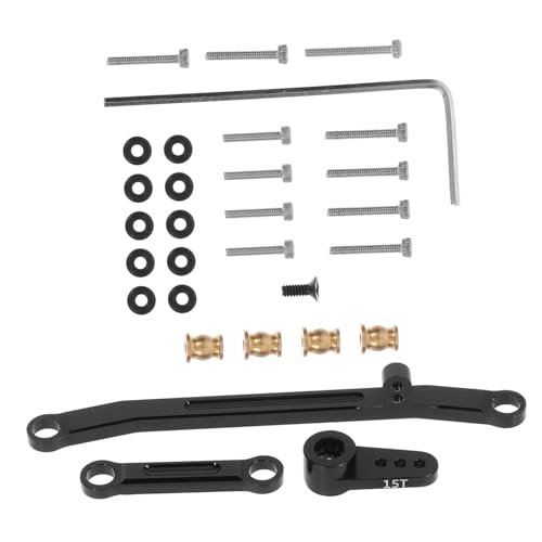 BESTonZON Auto-Upgrade-lenkstange Metall-lenkstange-Set für Auto-Spielzeug Axial Scx24 Kompatibel von BESTonZON