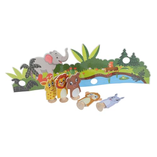 BESTonZON 1 Satz Fingerpuppen Aus Filz Tiere Marionetten Spielzeuge Tierspielzeuge Für B Spielzeuge Bulk Spielzeuge Puppenspielzeuge Mini Spielzeuge Niedliche Fingerpuppen Zum von BESTonZON