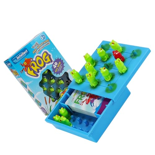 BESTonZON 1 Satz Frosch Dame für kinderspielzeug Kid Toys spielzeuge Rätsel vermuten Lernspielzeug für die frühe Bildung Cartoon-Spiel Schachbrett- Plastik von BESTonZON