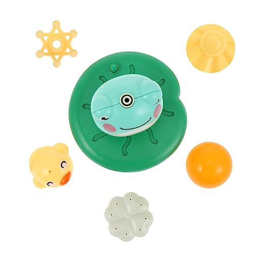 BESTonZON 1 Satz Frosch Kinderspielzeug Kindergeschenke Sprinkler Spielzeug Kleinkindspielzeug Für Mädchen Badespielzeug Sommerspielzeug Für Babys Badewanne Spielzeug Wasserspielzeug Plastik von BESTonZON