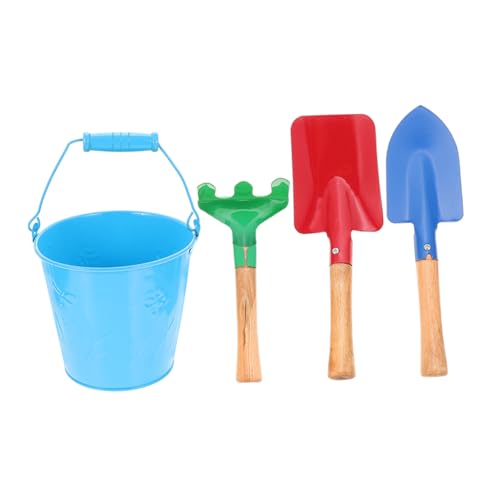 BESTonZON 1 Satz Gartenschaufel gartengeräte giesskanne sandspielzeug gartenwerkzeug Set gartengeräte für Set Pflanzwerkzeuge Gartenrechen für Holz Blue von BESTonZON