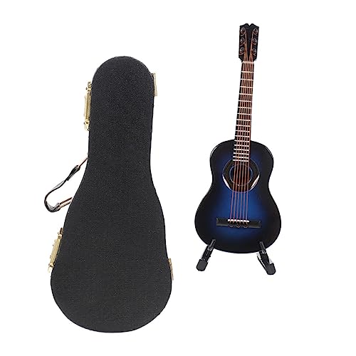 BESTonZON 1 Satz Gitarrenmodell Schreibtisch Dekoration Klassische Gitarre Kinderspielzeug Babyspielzeug Mini-Gitarre Spielzeug Gitarrenspielzeug für Kinder winzige Gitarre Kupferdraht von BESTonZON