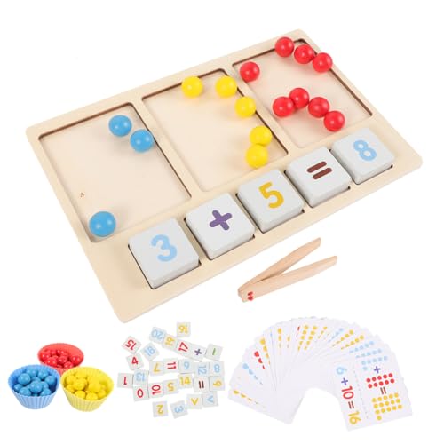 BESTonZON 1 Satz Holzspielzeug Babyspielzeug Spielzeug für Kinder Perlen für Kinder kinderspielzeug Kinder Spielzeug Kid Toys Denkspielzeug interessantes denkendes Spielzeug hölzern Colorful von BESTonZON