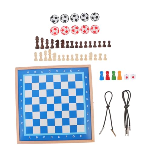 BESTonZON 1 Satz Hüpfender Ball Hüpfendes Schach Desktop-schachspielzeug Für Kinder Klassisches Spielzeug Tischschachspielzeug Schach Spielzeug Brettspiele Colorful Hölzern von BESTonZON