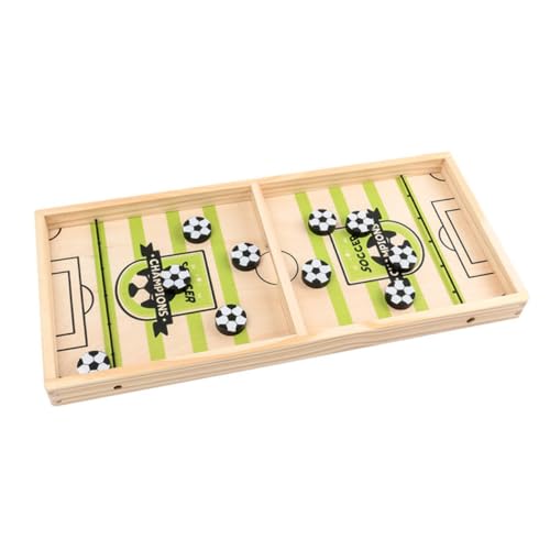 BESTonZON 1 Satz Hüpfendes Schachspielzeug Katapult - schachstoßstange Bounce Schach Interaktives Schachspiel Für Pädagogisches Tischhockeyspiel Schach Hölzern Green von BESTonZON