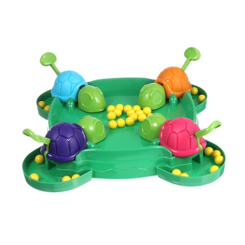 BESTonZON 1 Satz Interaktives Kampfspiel Schildkröte Frisst Perlen Fütterndes Schildkrötenspielzeug Schildkröte Schluckt Perlen Intelligentes Spielzeug Für Kleinkinder Bohnenspiel Essen Abs von BESTonZON