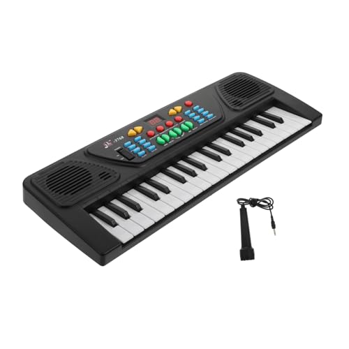 BESTonZON 1 Satz Kinder Elektronische Orgel Musikspielzeug Kinder Tastatur Klavier Tastatur Klavier Mit Mikrofon Kinder Musikinstrumente Spielzeug Elektronische Orgel 37 Tasten Tragbare von BESTonZON