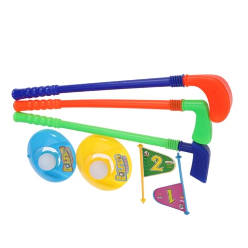 BESTonZON 1 Satz Kindergolf Golfmänner Gartenspiele Golfbälle Spiele für draussen Golfzubehör Golfspielzeug Golfset für sportliches Golf passt Abs von BESTonZON