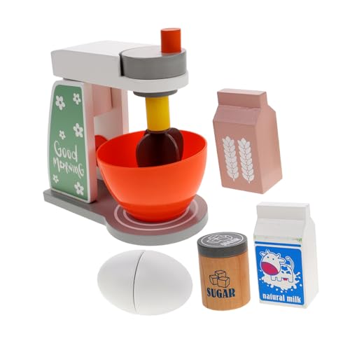 BESTonZON 1 Satz Kindermixer Küchenspielzeug vortäuschen Mini-Mixer-Spielzeug Spielzeugmixer-Spielset Kinder holzspielzeug Kinder küchenmaschine Kinder holzküche lustiger Mixer Kleiner Mixer von BESTonZON