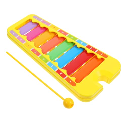 BESTonZON Musikspielzeug für Anfänger 8-Noten-schlagklavier Tastatur für Jungen und Mädchen Bunte Musikinstrumente für Jungen und Mädchen von BESTonZON