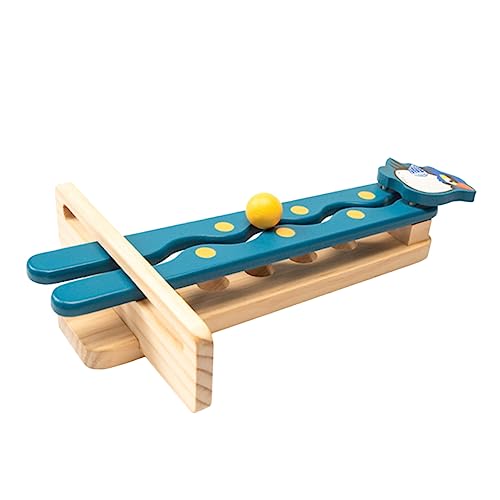 BESTonZON Kletterspielzeug Aus Holz Rollendes Perlenspielzeug 1 Set Rennstrecken-spielzeugbälle für Jungen und Mädchen Pädagogisches Kletterbrettspiel Aus Holz von BESTonZON