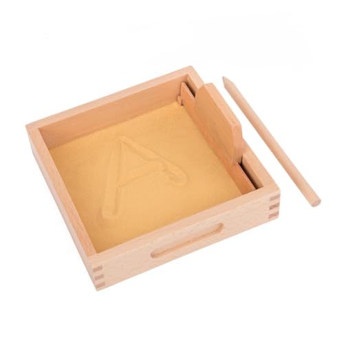 BESTonZON 1 Satz Kratz-sandkasten-Spielzeug Sandtisch Spielzeug Lernspielzeug Spielzeug Aus Holz Sandtisch Aus Holz Schreibspielzeug Üben Sandkasten Für Kinder Sandtisch Für Kinder Hölzern von BESTonZON