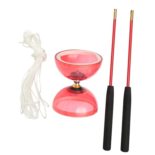 BESTonZON Traditionelles Chinesisches Jo-jo-Spielzeug Diabolo-jonglierset Mit Saite Mit Hoher Reibung Für Hervorragende Leistung Zufällige Farbe von BESTonZON