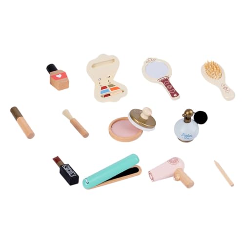 BESTonZON 1 Satz Make-up-Spielzeug Kinderspielzeug Kinder Make-up Mädchen Anzug Kinder schminkset kinderschminken Set kosmetisches Spielzeug für Kinder Schönheitsspielzeug für Kinder hölzern von BESTonZON